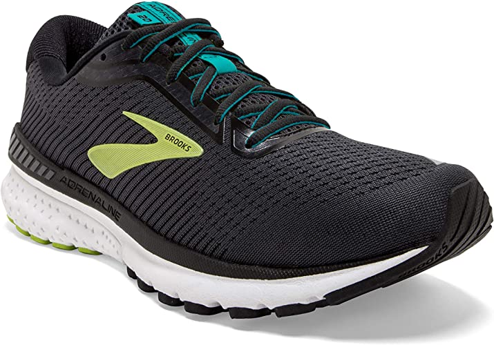 Brooks Adrenaline GTS 20 running shoes in navy and grey