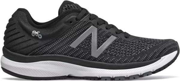 New Balance 860v10 stability running shoes in white and blue